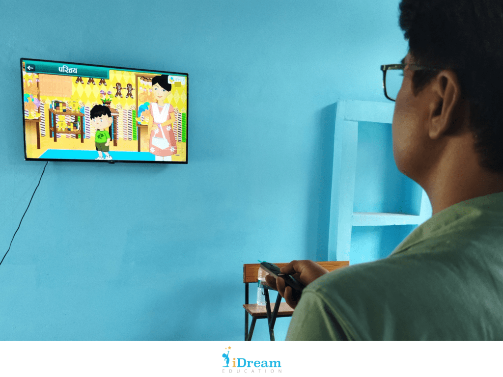 digital classroom in schools of Madhya Pradesh by idream education