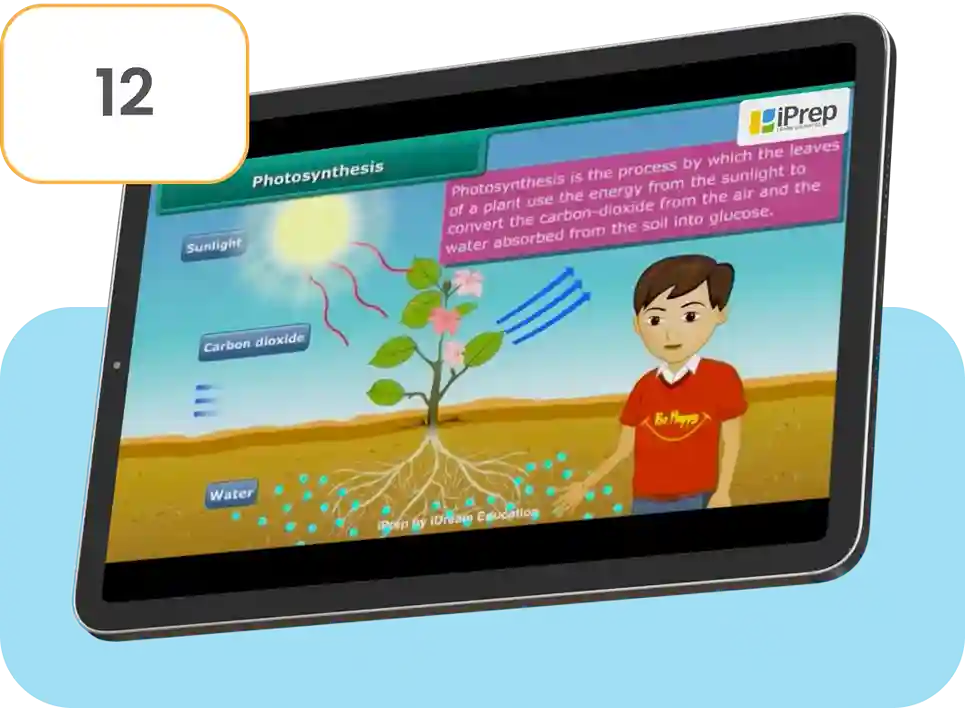Tablets displaying an NEP-aligned Learning Management System (LMS) for schools, designed for social sector initiatives and school education programs